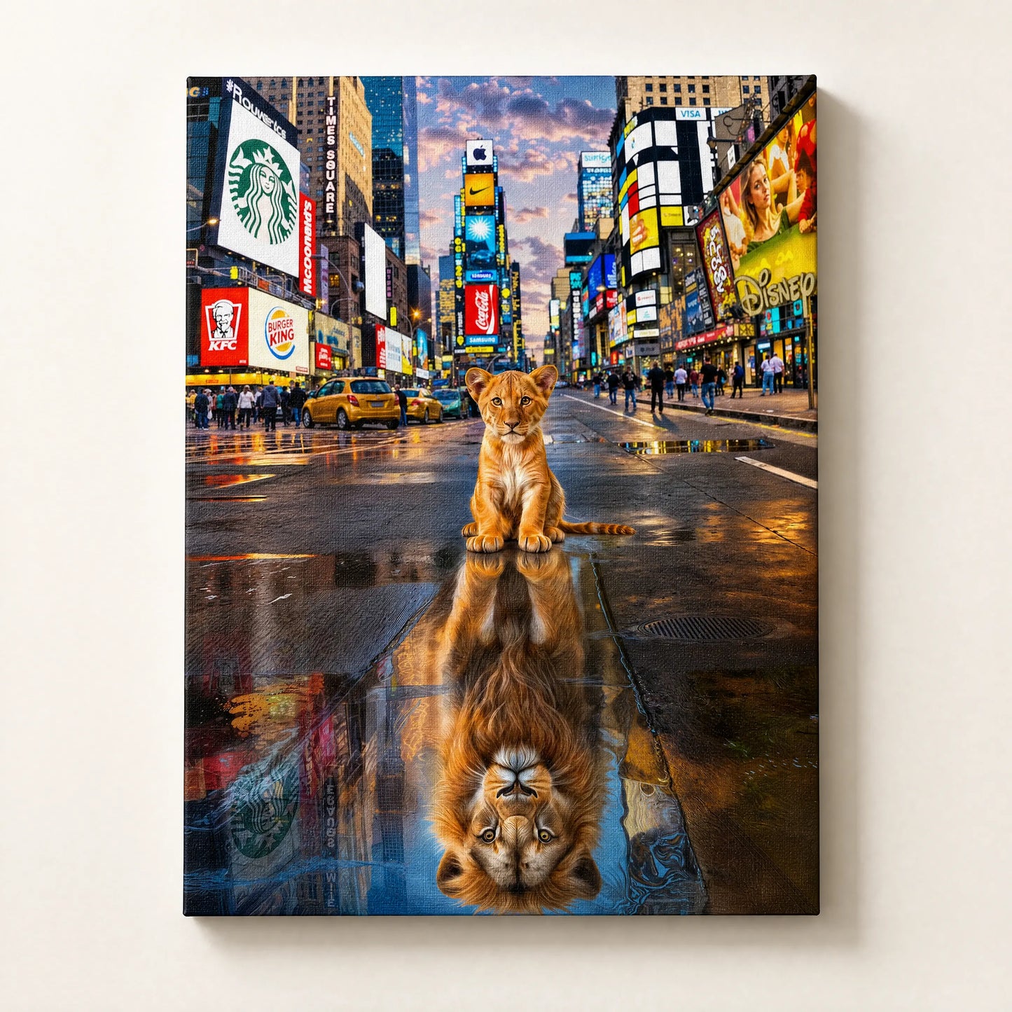 León en Times Square